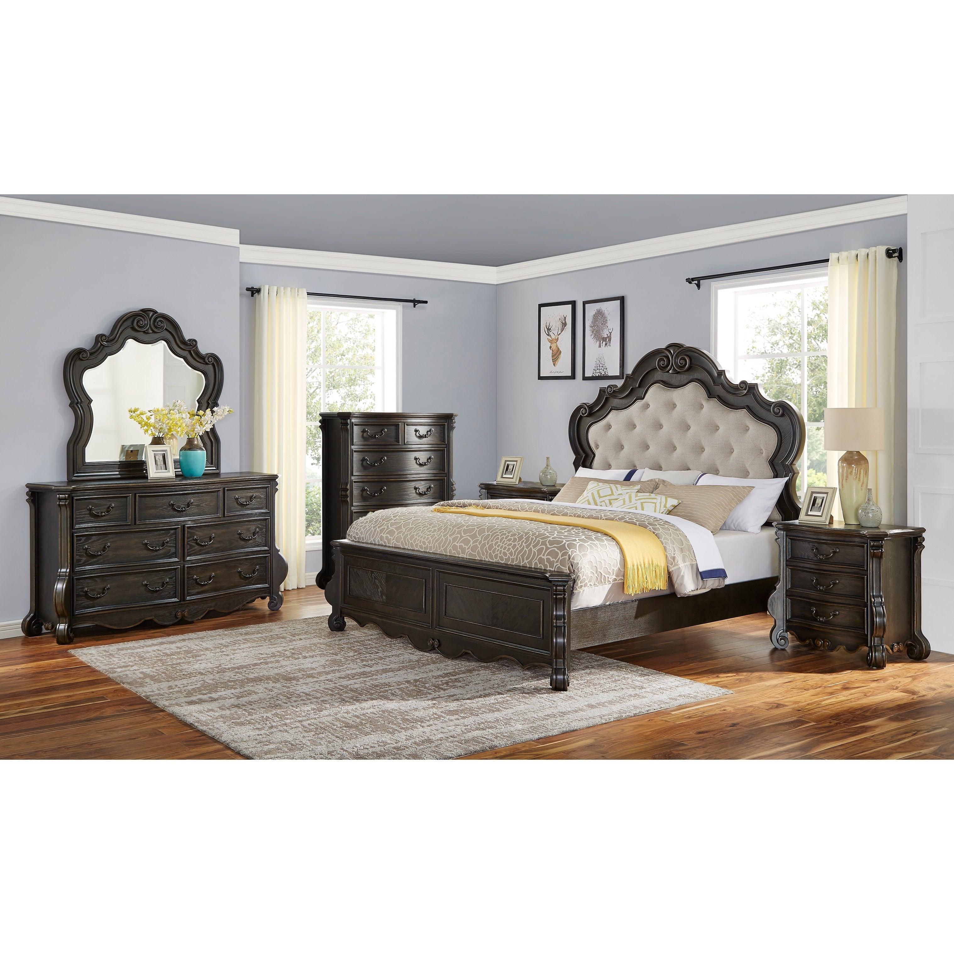 Gracewood Hollow Raymond 6 Piece Panel Bedroom Set