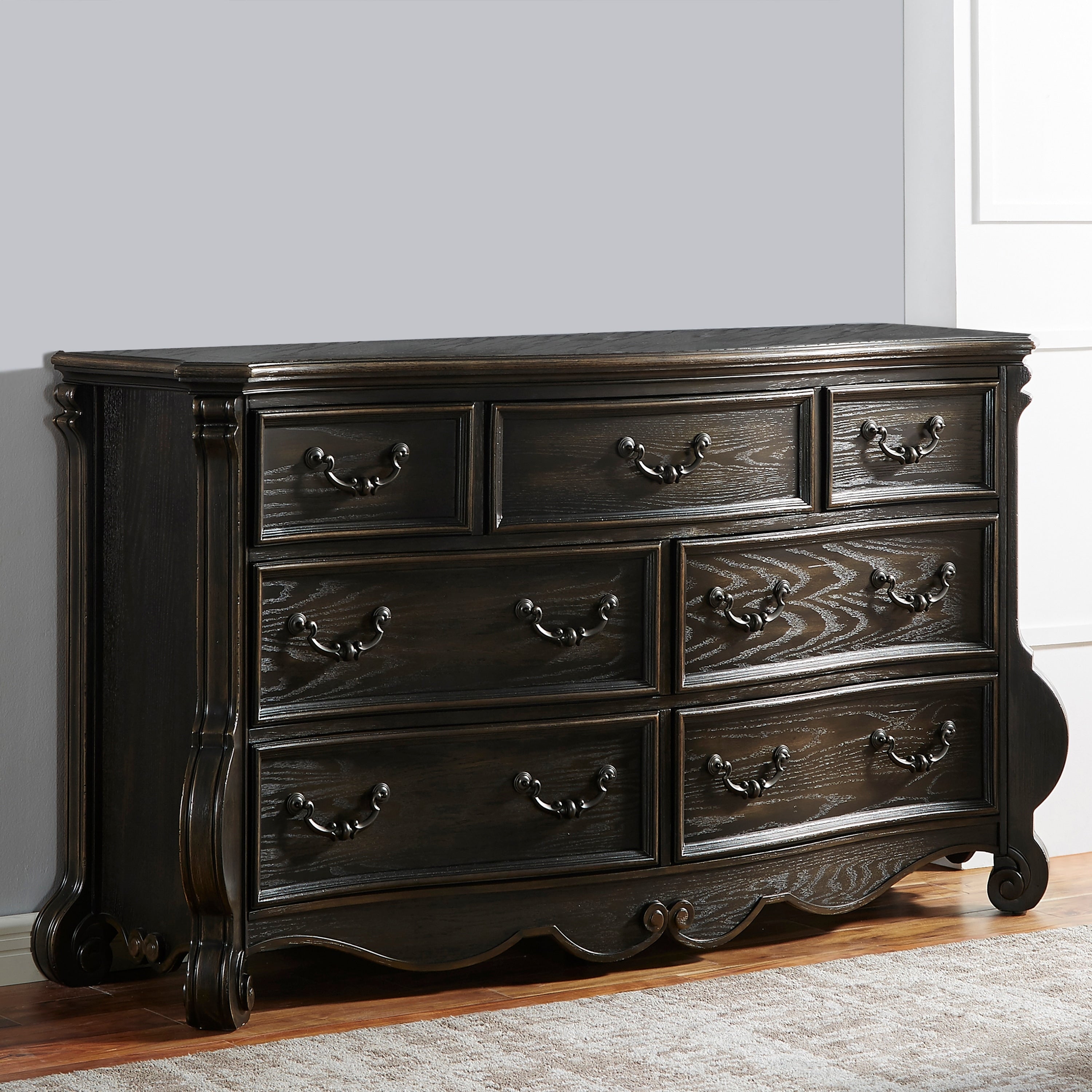 Gracewood Hollow Raymond Rich Molasses 7 Drawer Dresser