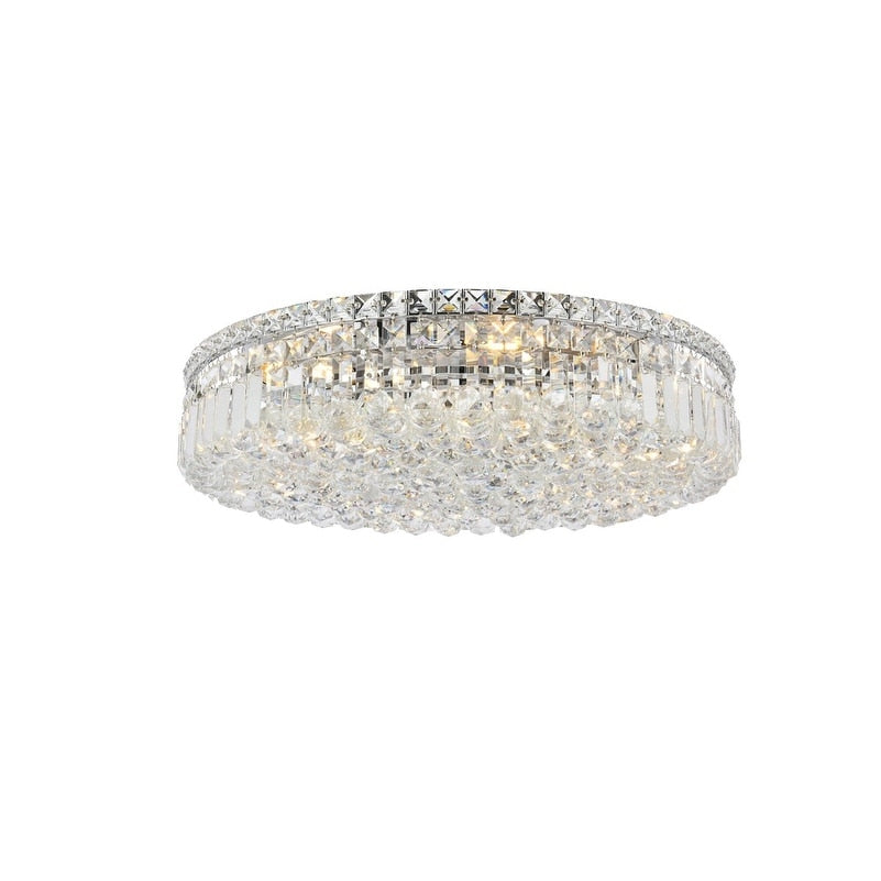Graham 9 Light 24 Inch Flush Mount Chandelier 24 Inch