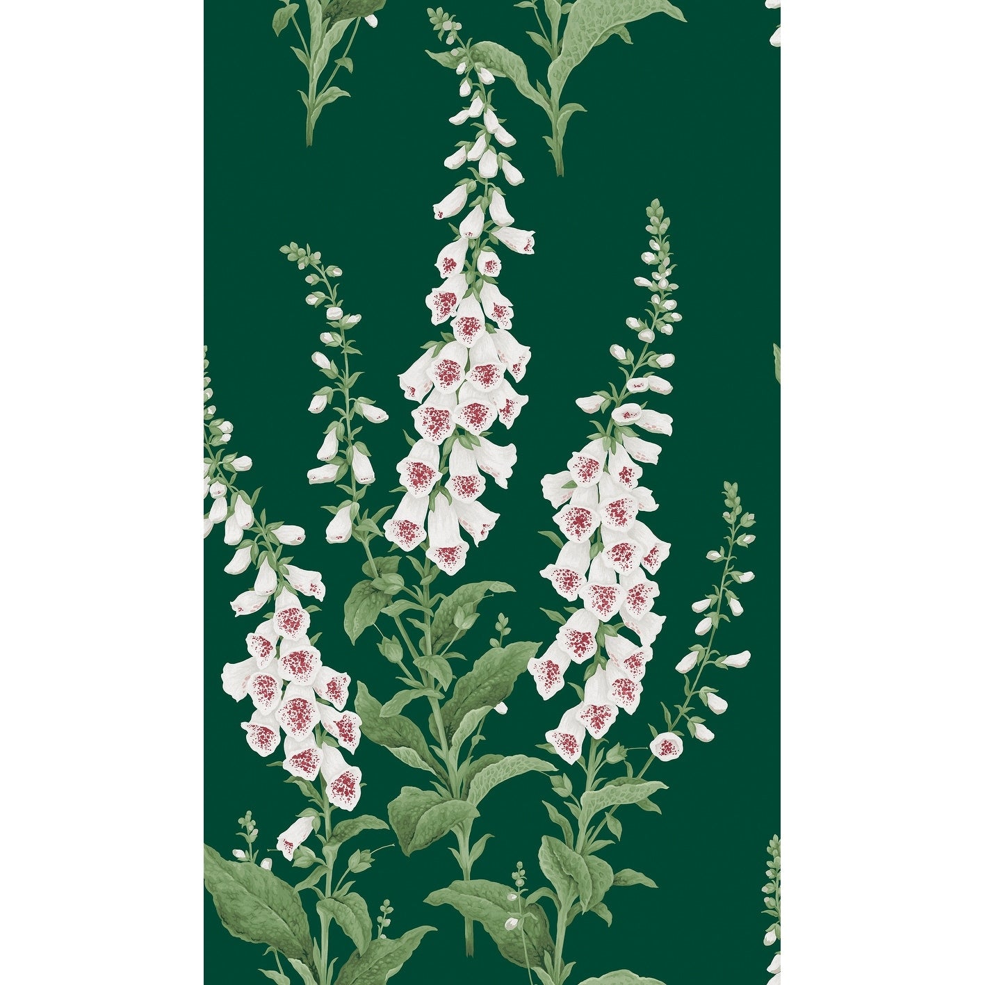 Graham Brown Foxglove Emerald Wallpaper