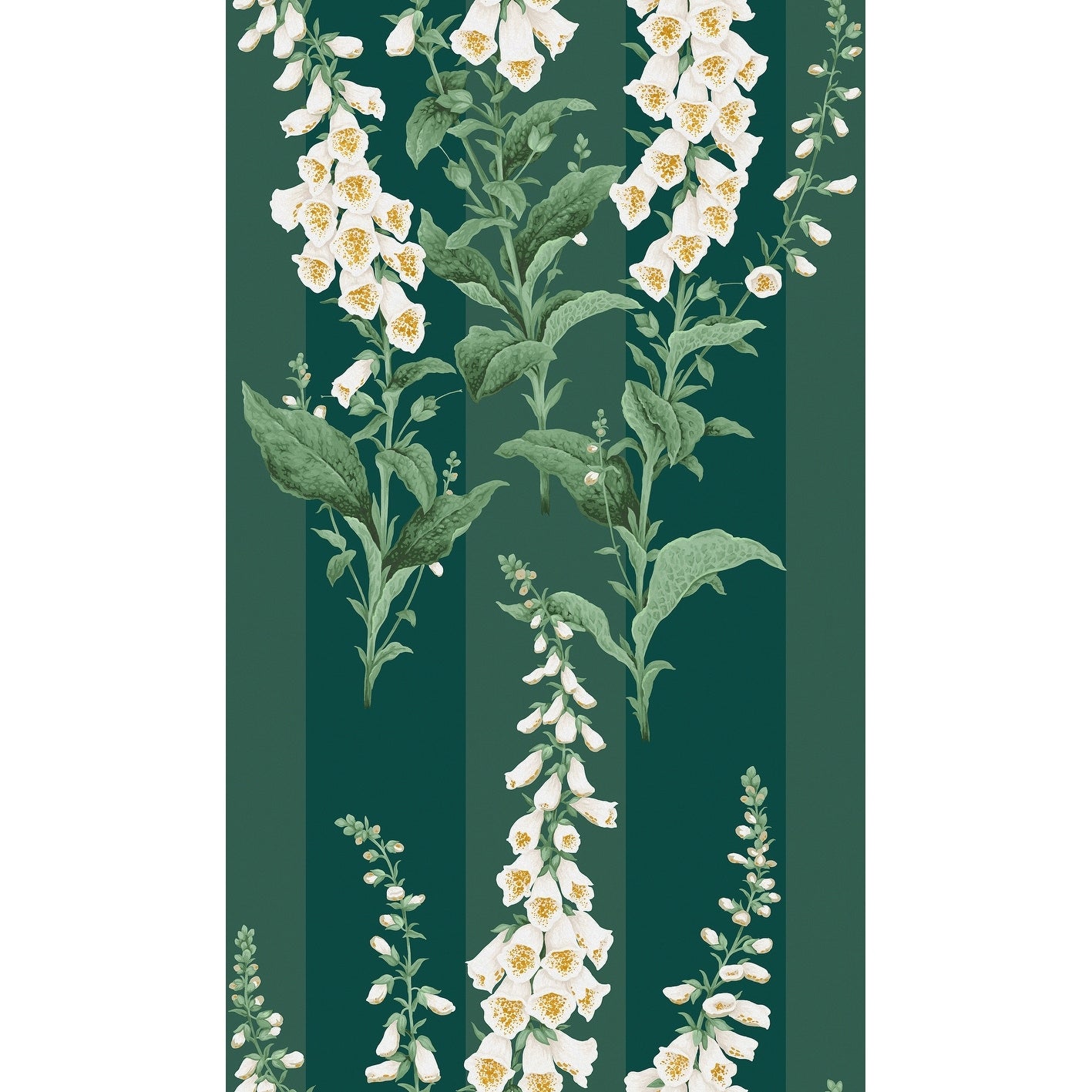Graham Brown Foxglove Stripe Teal Wallpaper