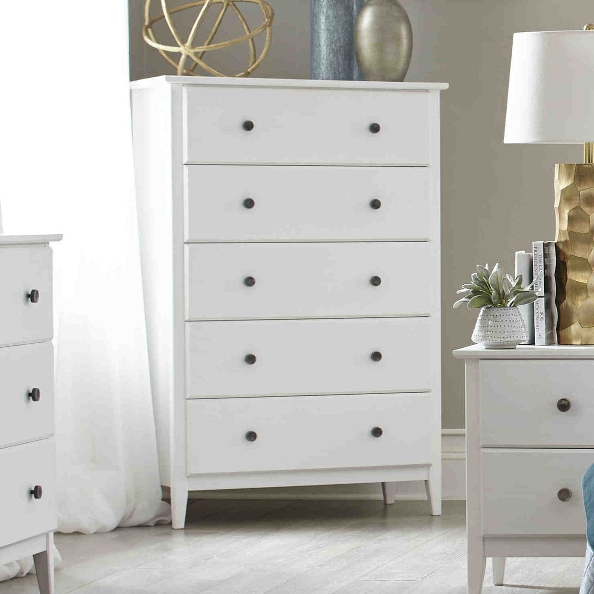 Grain Wood Furniture Greenport 5 Drawer Chest
