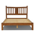 Grain Wood Furniture Shaker Solid Wood Queen Size Platform Bed