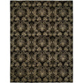 Gramercy Midnight Black Wool Handmade Area Rug