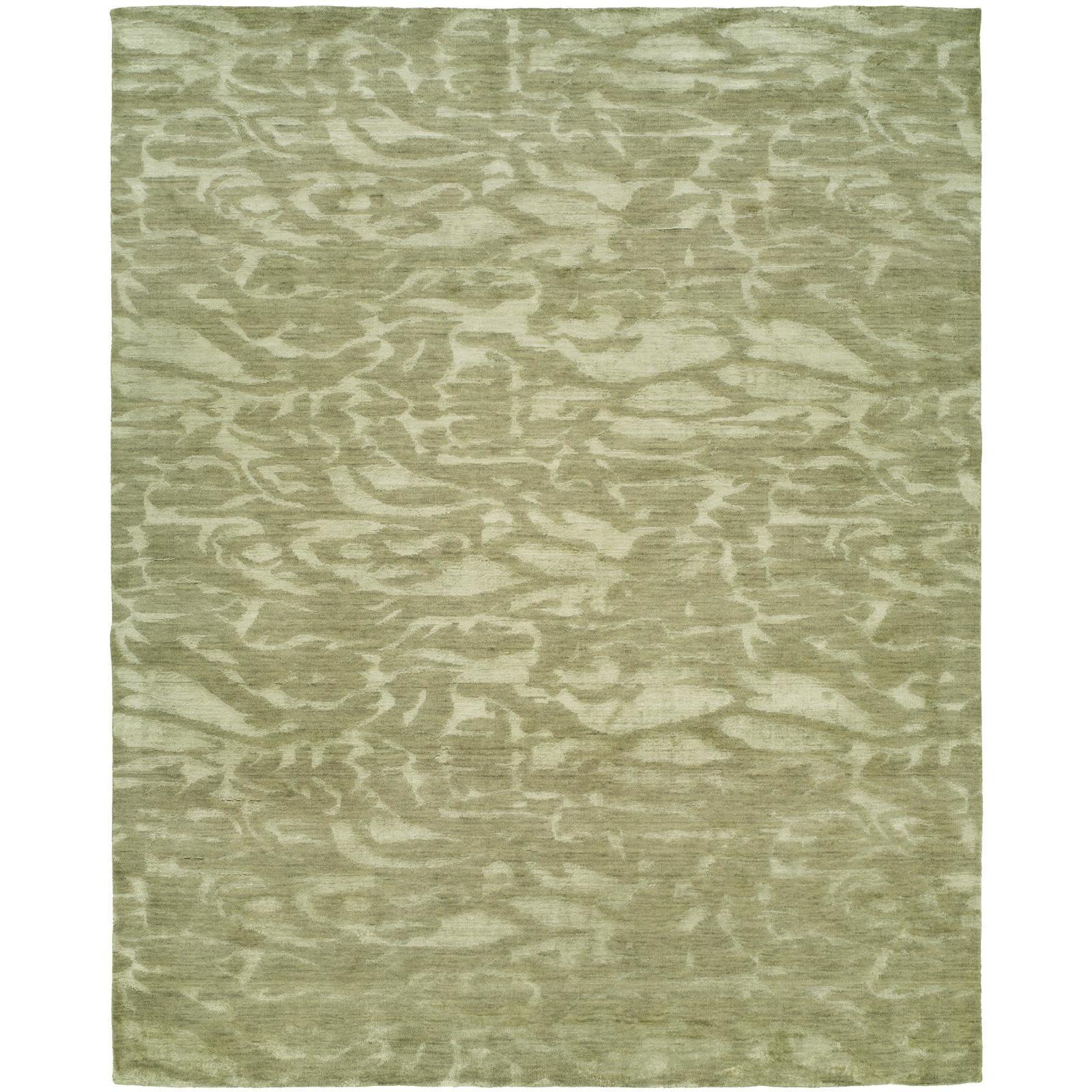 Gramercy Moonstone Ivory Wool Viscose Handmade Area Rug