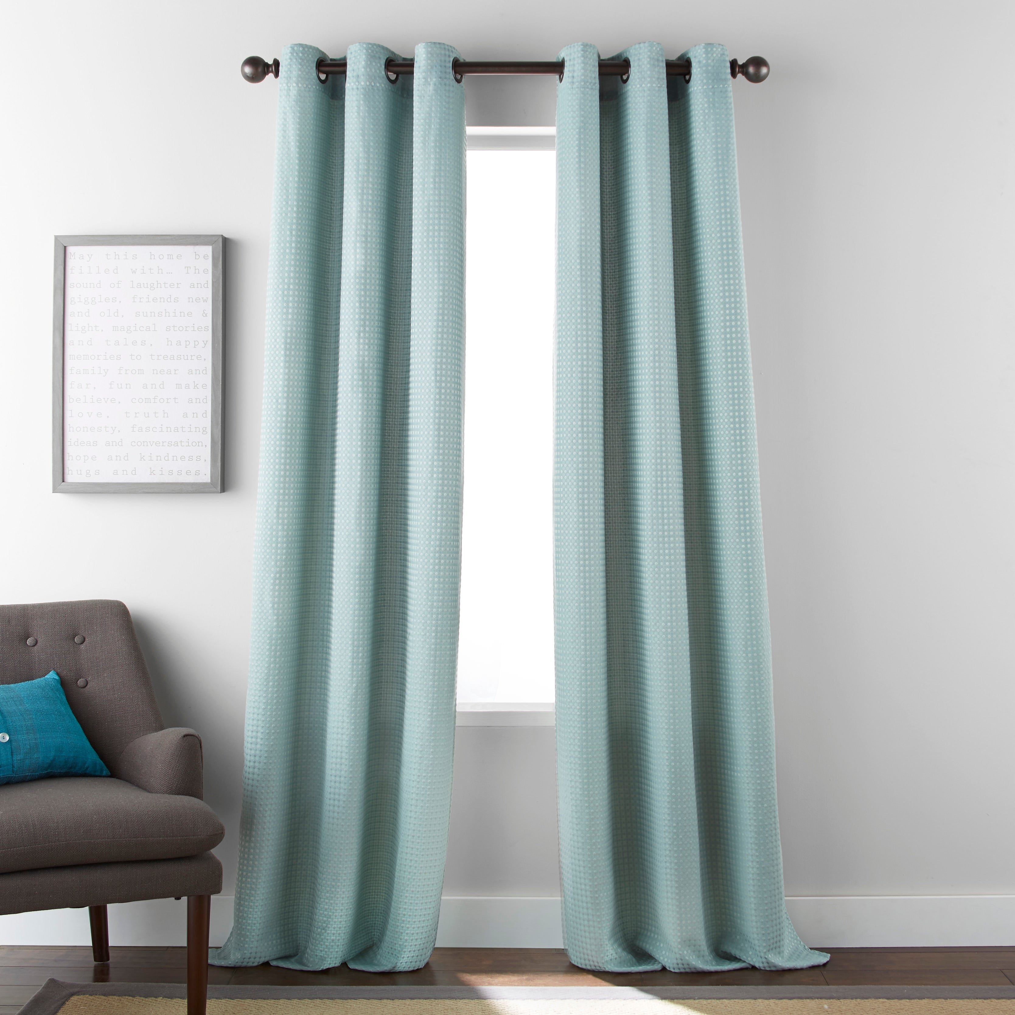 Nanshing Dean Grommet Window Curtain Panel Pair