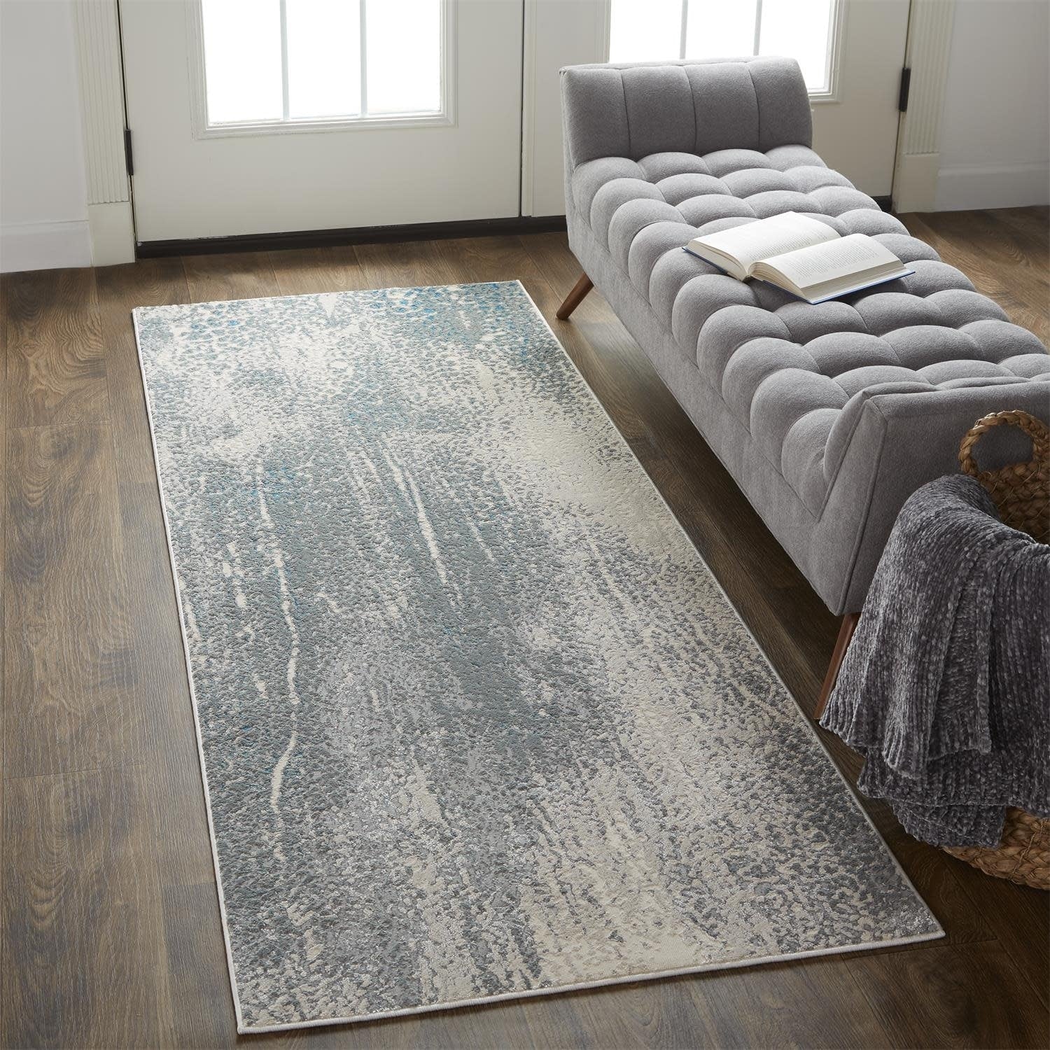 Aurelian Gray Blue 5 X 8 Area Rug