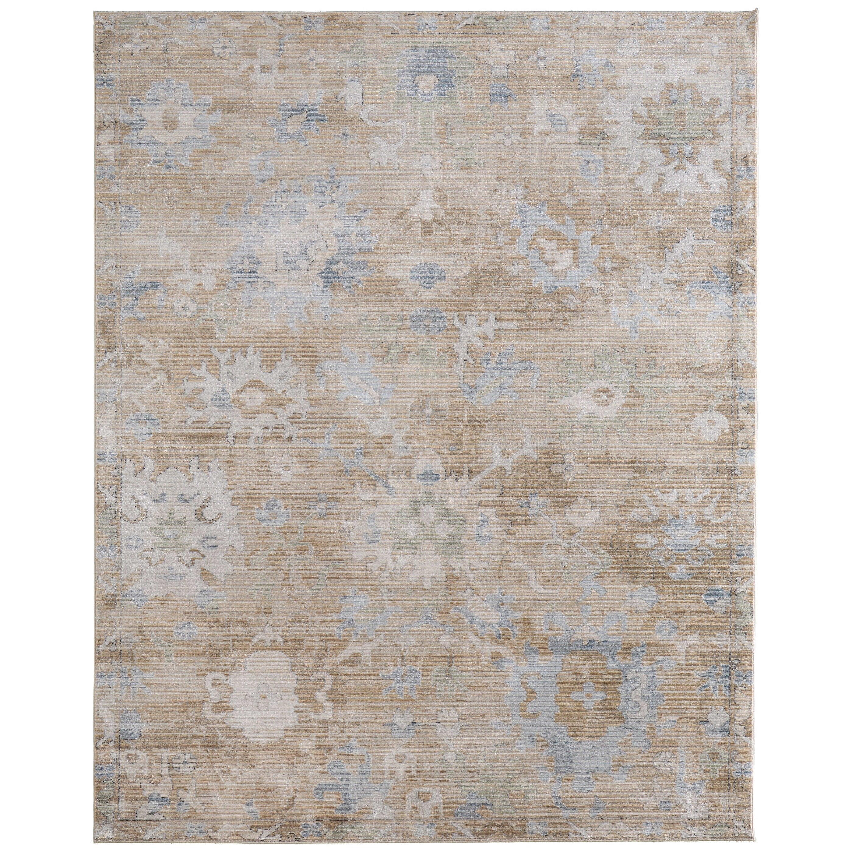Grand Bazaar Edinburgh Machine Made Floral Botanical Traditional Area Rug