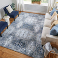 Grand Bazaar Javers Light Blue Sterling Wool Rug 67 X 96