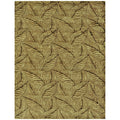 Grand Bazaar Hand Knotted Wool Art Silk Leafscape Rug In Sage Green 9 6 X 13 6 96 X 136