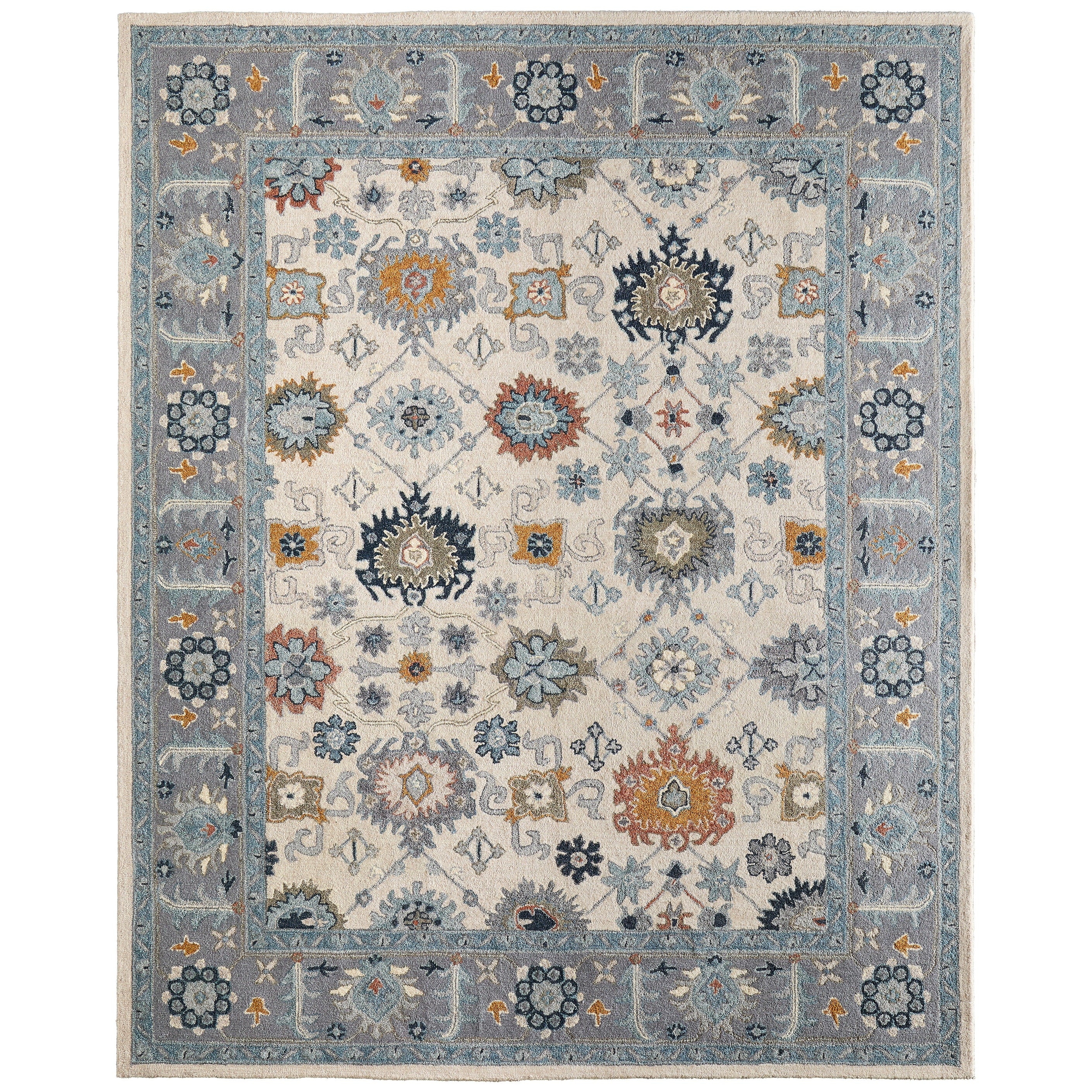 Grand Bazaar Margo Hand Tufted Floral Botanical Traditional Area Rug