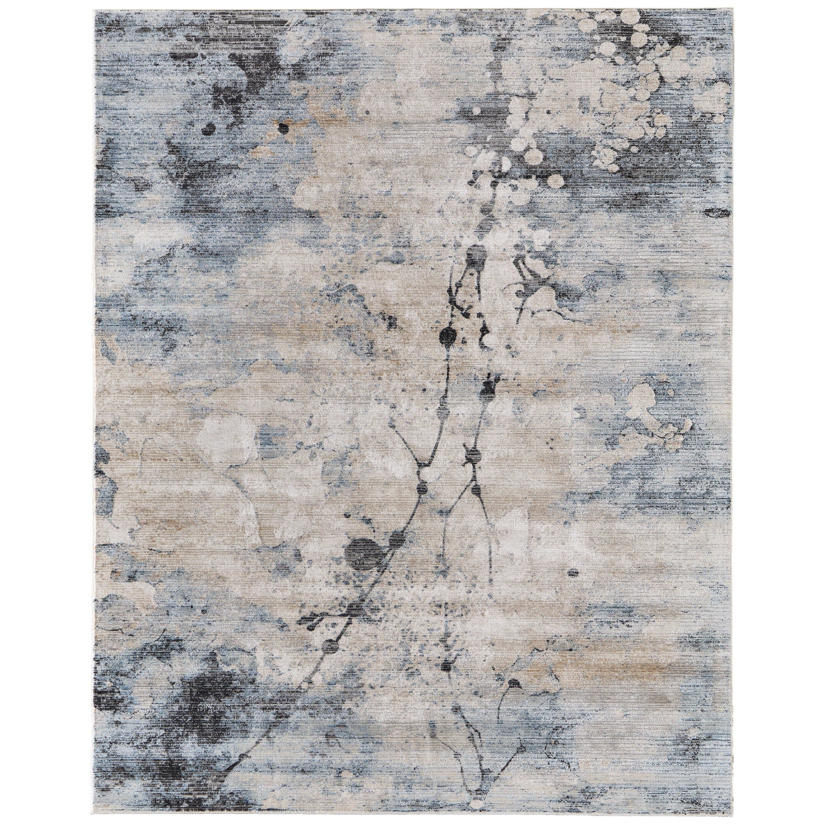 Grand Bazaar Maxin Machine Made Abstract Modern Area Rug