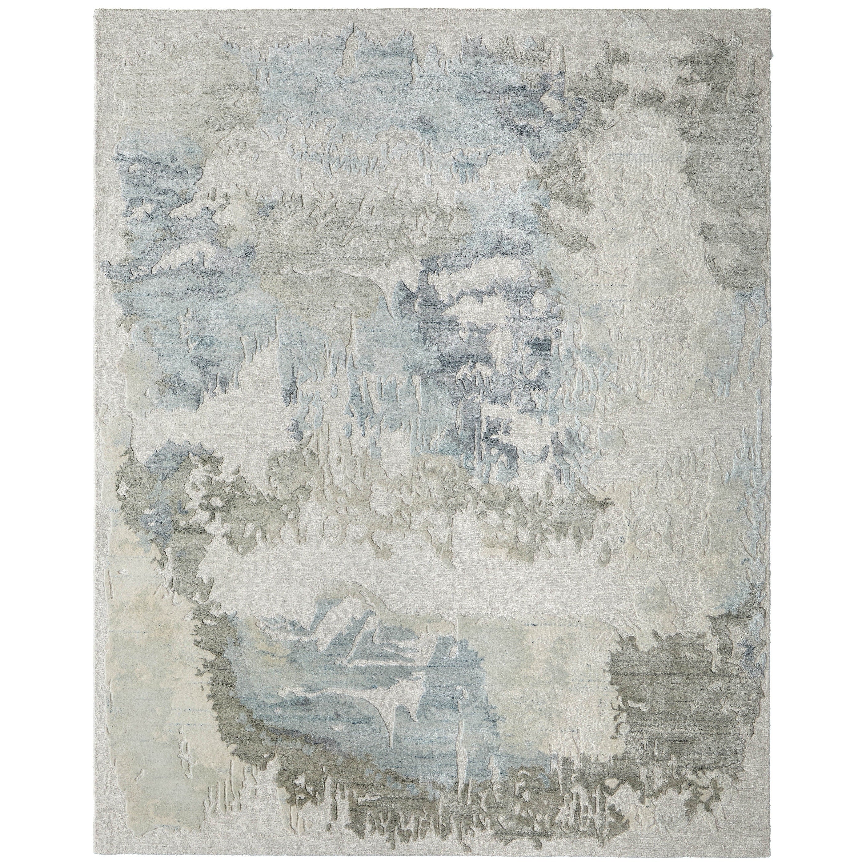 Grand Bazaar Scarlot Hand Tufted Abstract Modern Area Rug