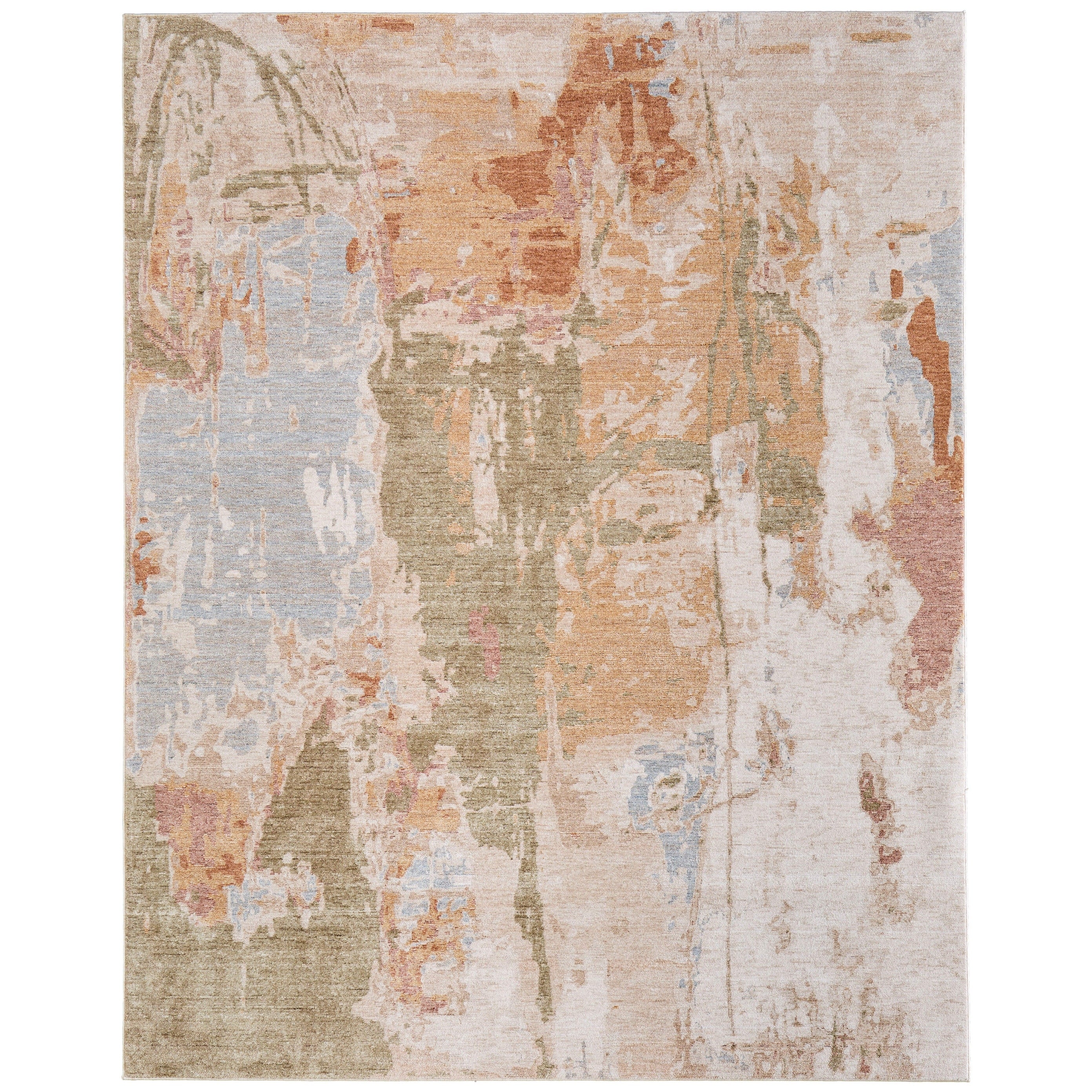 Grand Bazaar Stirling Machine Made Abstract Modern Area Rug