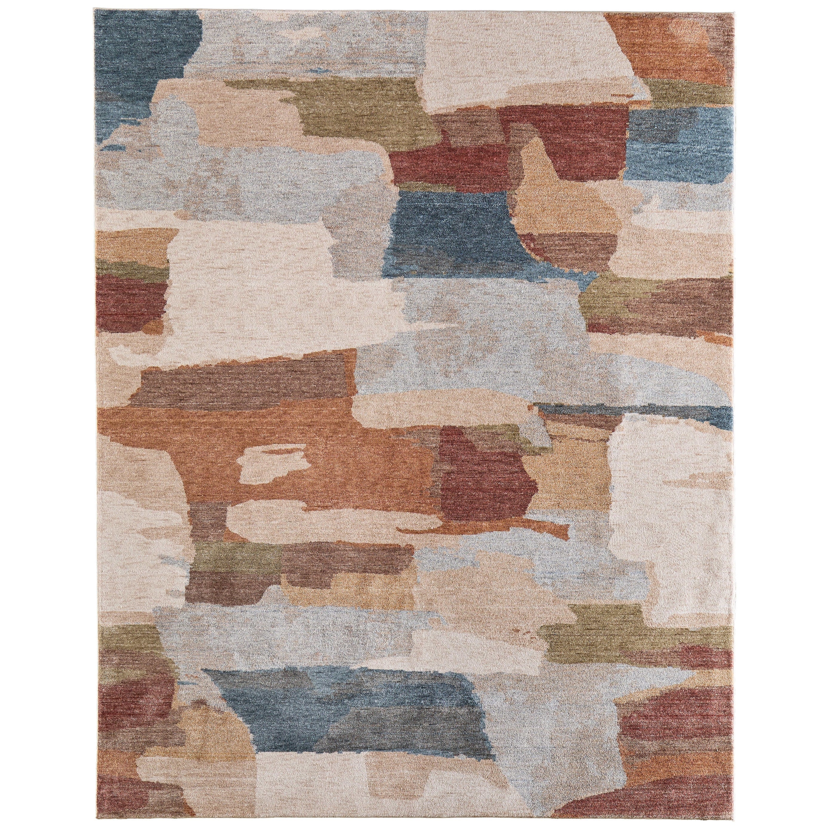 Grand Bazaar Stirling Machine Made Abstract Modern Area Rug