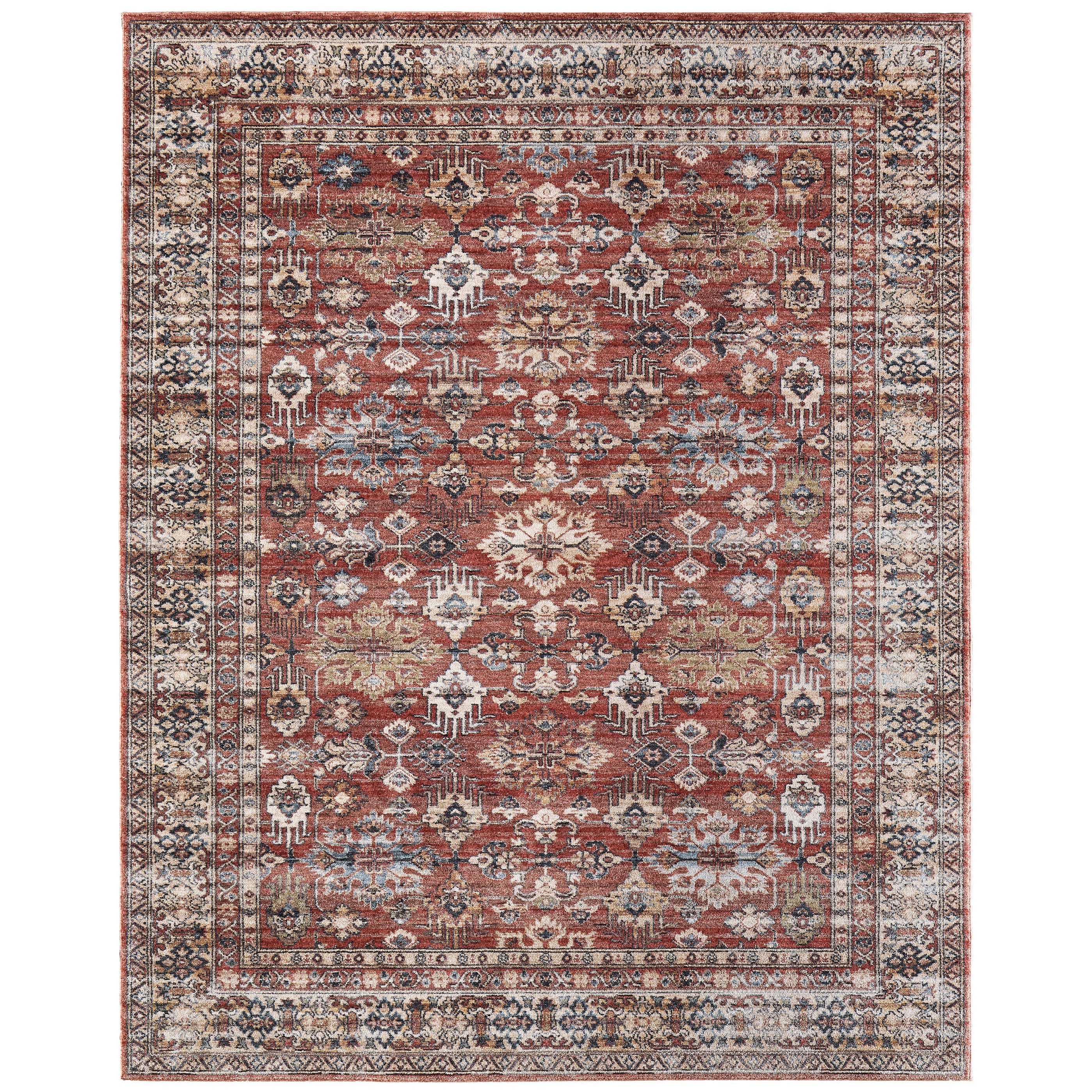 Grand Bazaar Stirling Machine Made Persian Traditional Area Rug