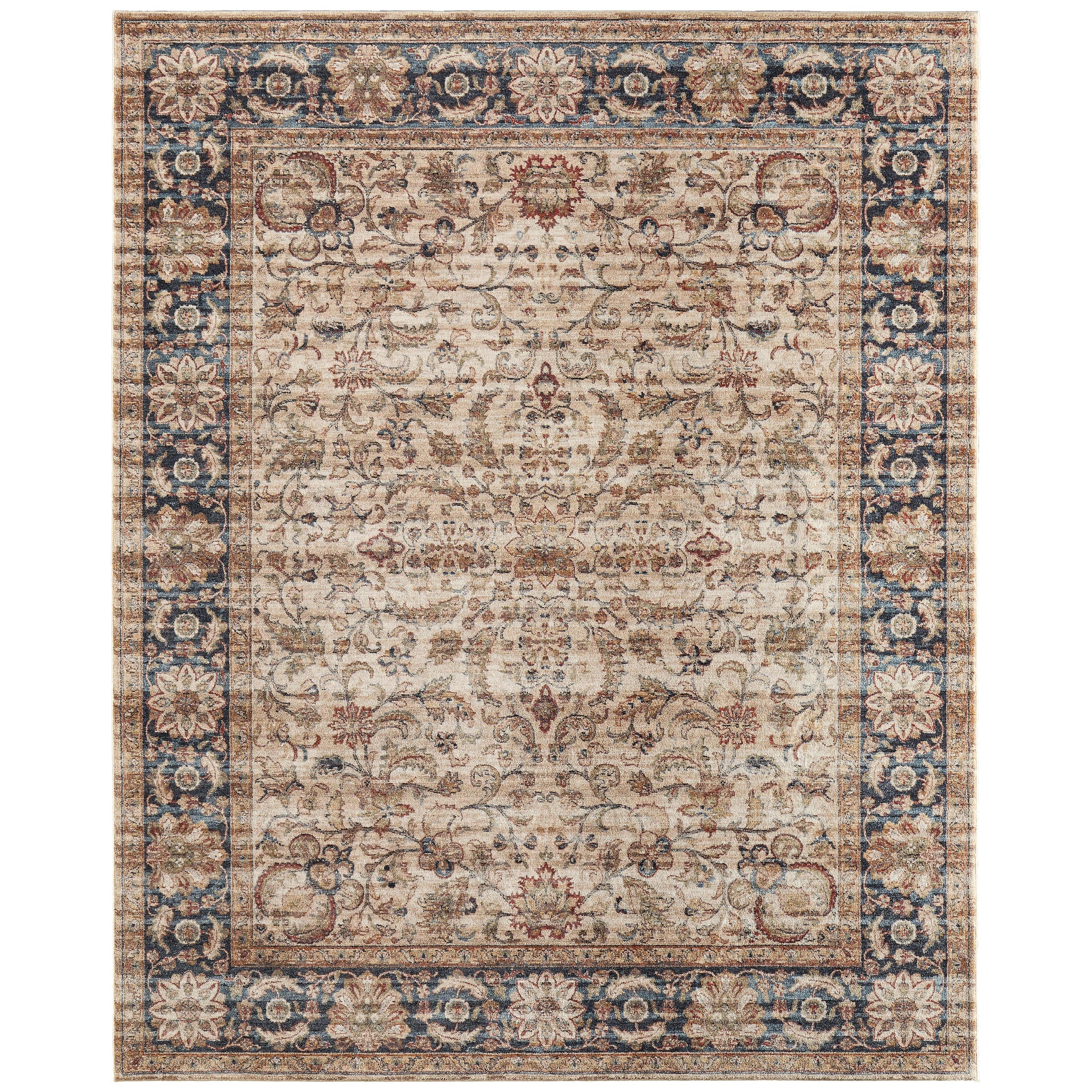 Grand Bazaar Stirling Machine Made Persian Traditional Area Rug