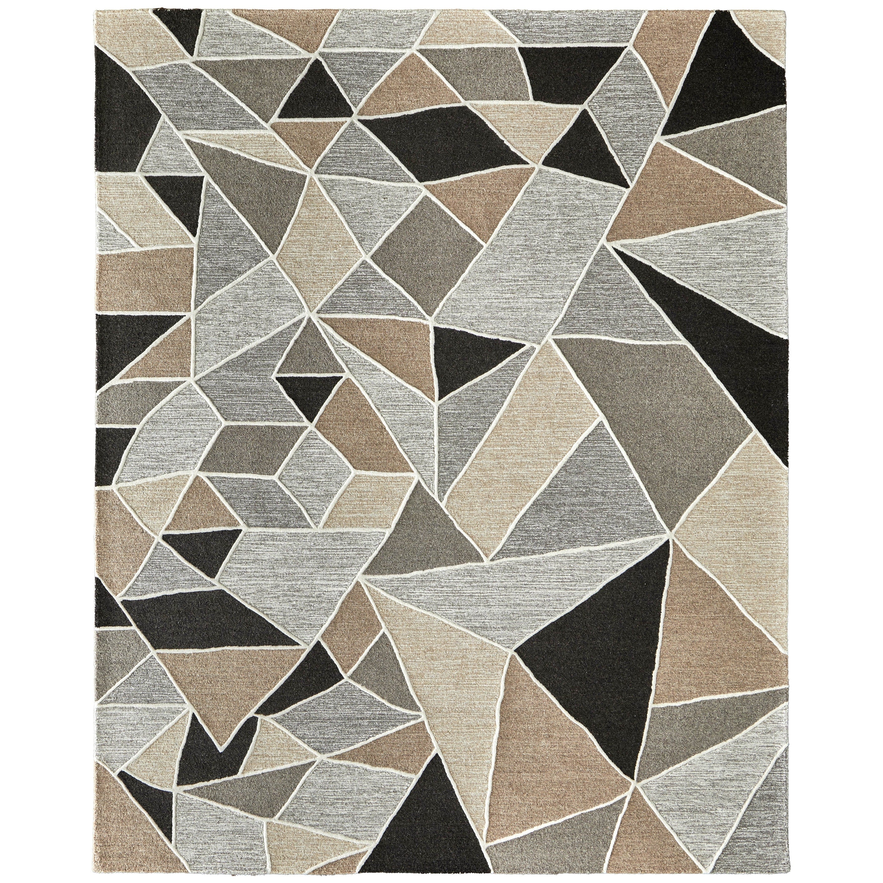Grand Bazaar Wallace Hand Tufted Abstract Transitional Area Rug