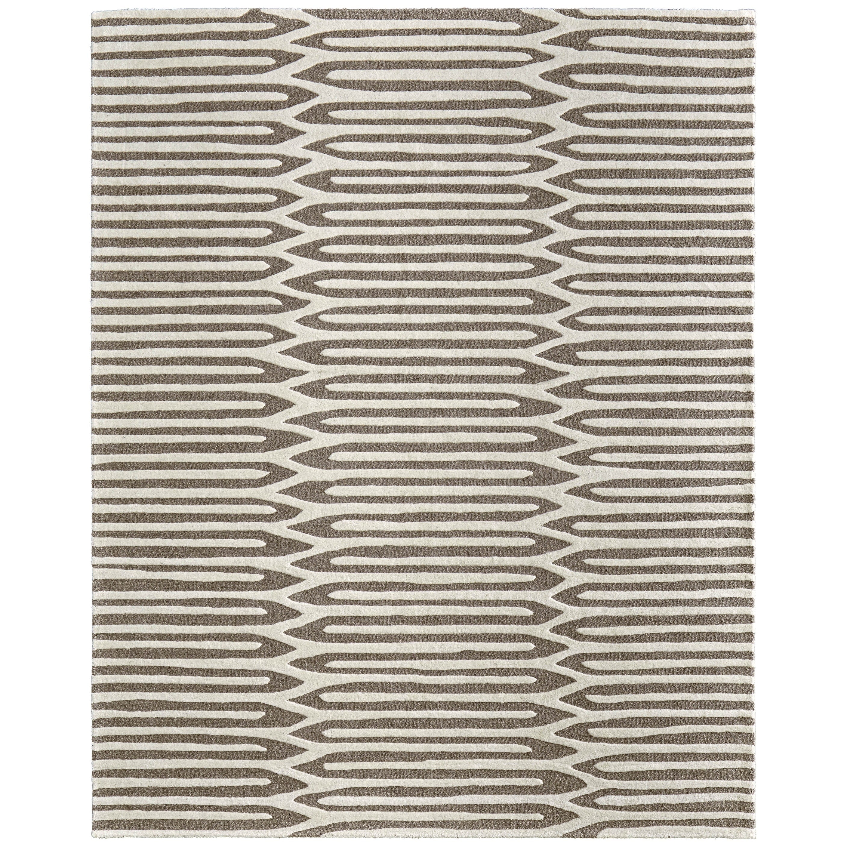Grand Bazaar Wallace Hand Tufted Abstract Transitional Area Rug