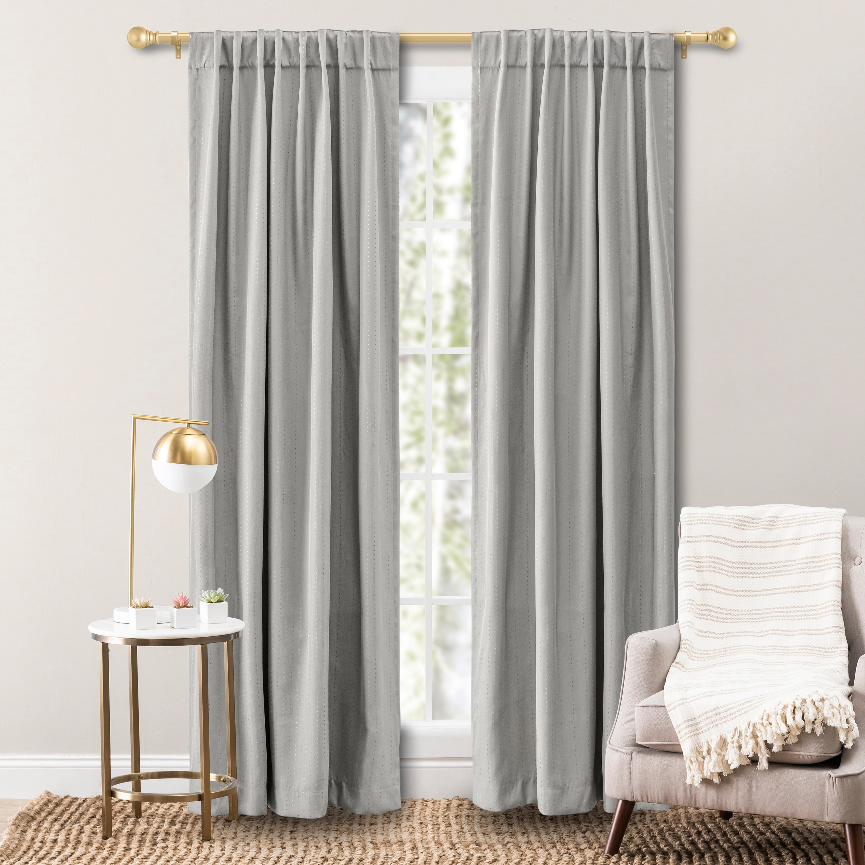 Grand Pointe Superior Room Darkening 2 Way Pocket W Back Tabs Panel