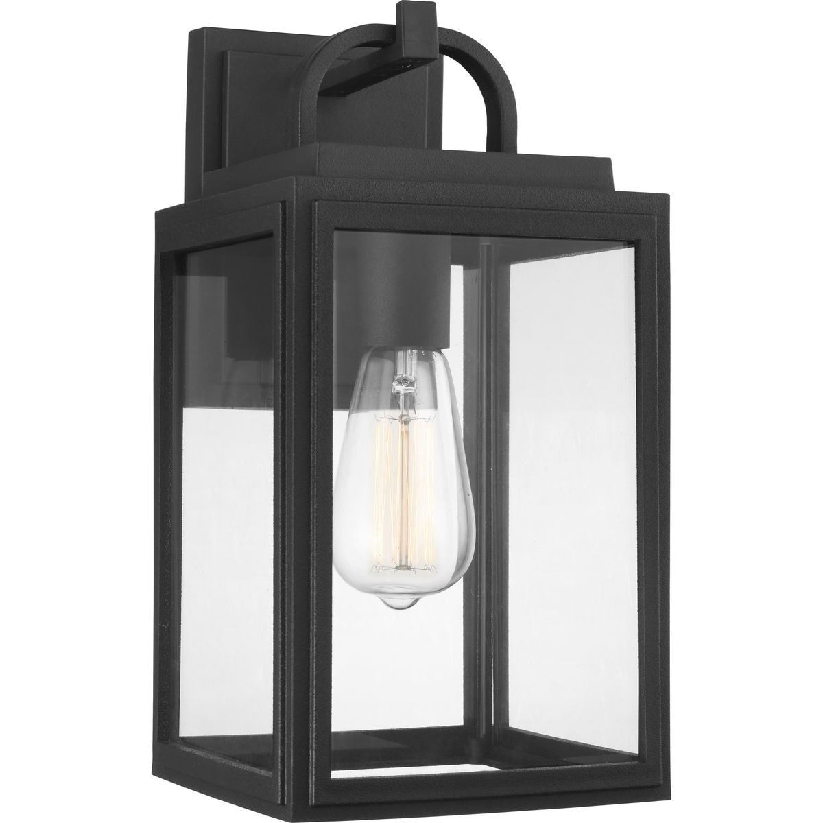 Granbury Collection Black One Light Medium Wall Lantern 12.6 X 15.75 X 9.84