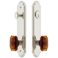 Grandeur Arcbca_Tp_Eset_238 Arc Solid Brass Tall Plate Single Cylinder Keyed Ent