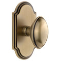 Grandeur Arcedn_Sd_Na Arc Solid Brass Single Dummy Door Knob With Eden Prairie Knob