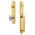 Grandeur Arcdgrbcc_Eset_234 Arc Solid Brass Rose Keyed Entry Single Cylinder Ful