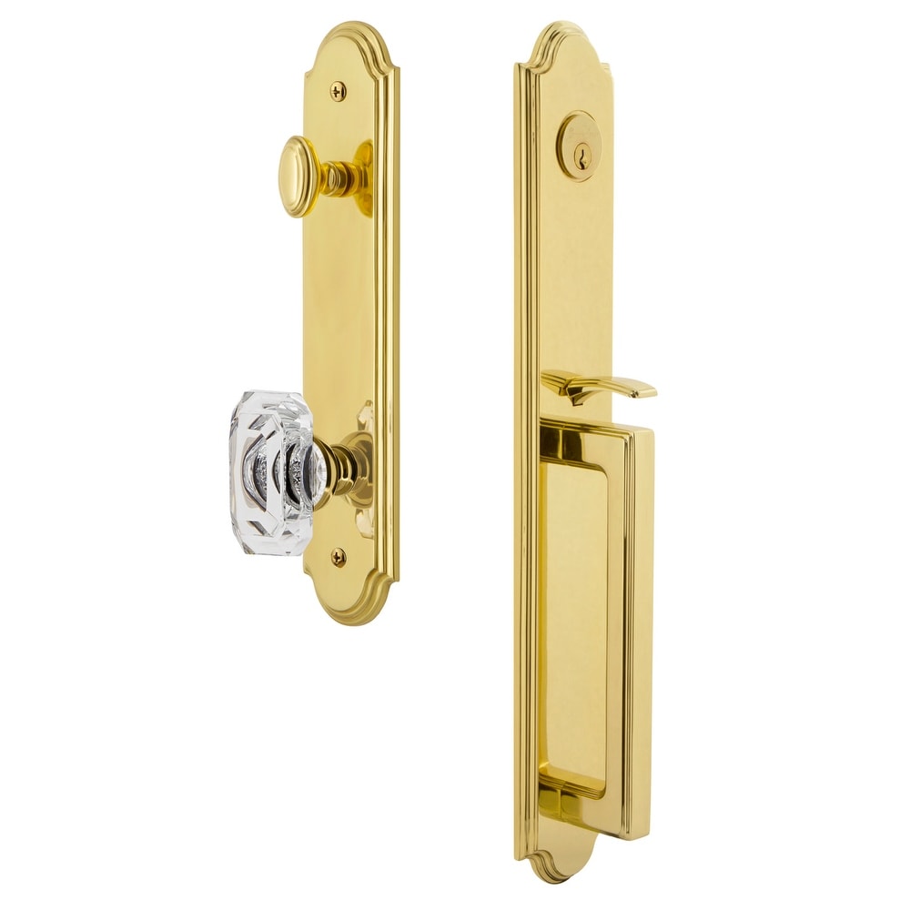 Grandeur Arcdgrbcc_Eset_234 Arc Solid Brass Rose Keyed Entry Single Cylinder Ful