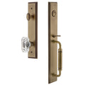Grandeur Carcgrbcc_Eset_238 Carre Solid Brass Rose Keyed Entry Single Cylinder F