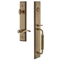 Grandeur Carcgrbel_Eset_234_Rh Carre Solid Brass Rose Right Handed Keyed Entry S