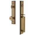 Grandeur Cardgrbou_Eset_234 Carre Solid Brass Rose Keyed Entry Single Cylinder F