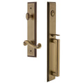 Grandeur Cardgrnew_Eset_234_Lh Carre Solid Brass Rose Left Handed Keyed Entry Si