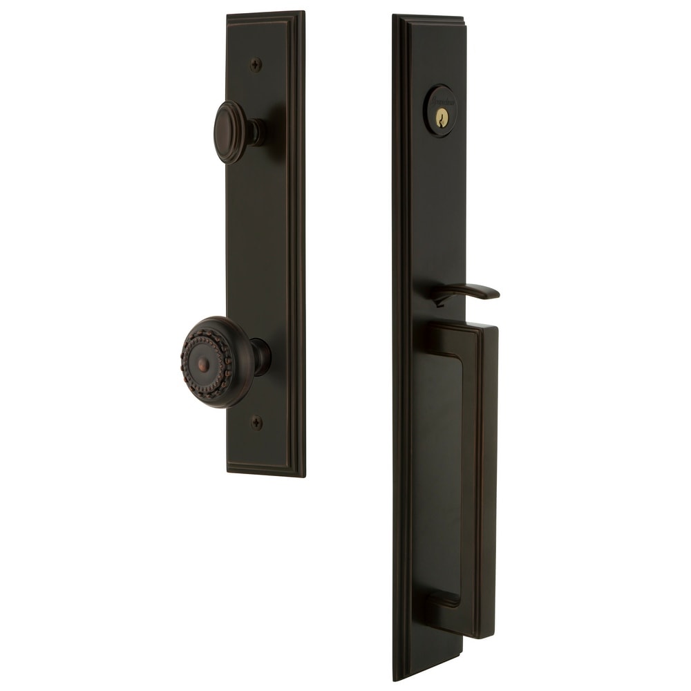 Grandeur Cardgrpar_Eset_238 Carre Solid Brass Rose Keyed Entry Single Cylinder F