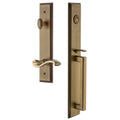 Grandeur Cardgrprt_Eset_238_Lh Carre Solid Brass Rose Left Handed Keyed Entry Si