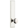 Grandeur Carfav_Tp_Sd_Na Carre Solid Brass Tall Plate Rose Single Dummy Door Knob With Fifth Avenue Knob