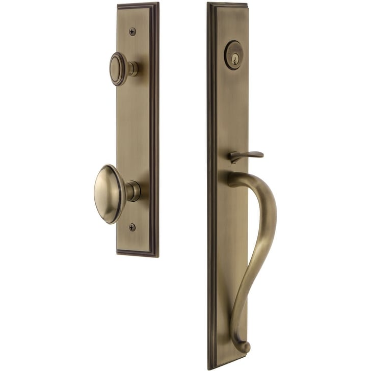 Grandeur Carsgredn_Eset_234 Carre Solid Brass Rose Keyed Entry Single Cylinder