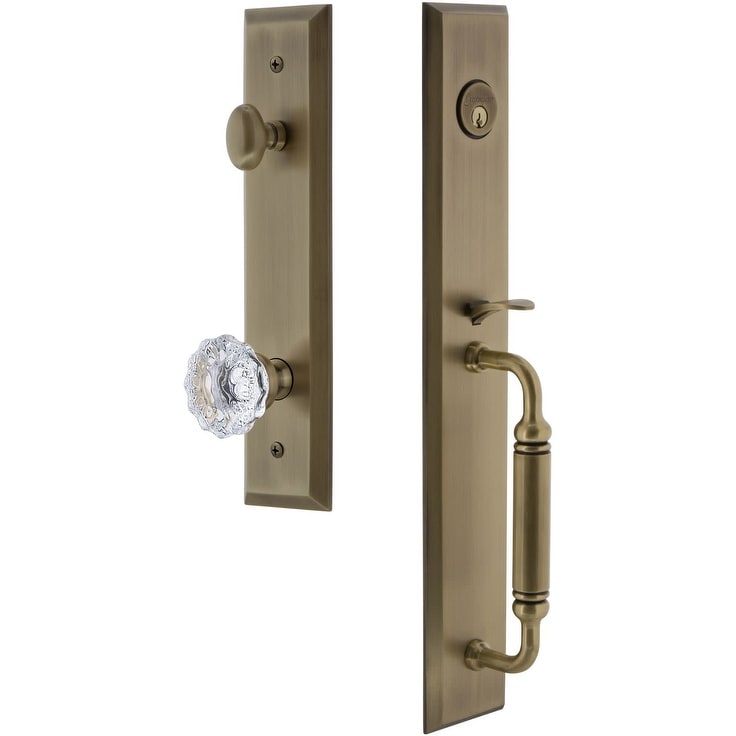Grandeur Favcgrfon_Eset_234 Fifth Avenue Solid Brass Rose Keyed Entry Single Cyl