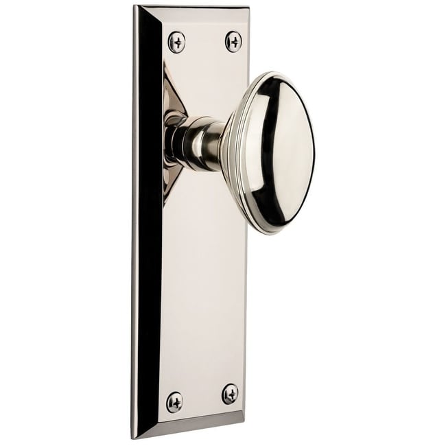 Grandeur Favedn_Dd_Na Fifth Avenue Solid Brass Rose Dummy Door Knob Set With Eden Prairie Knob