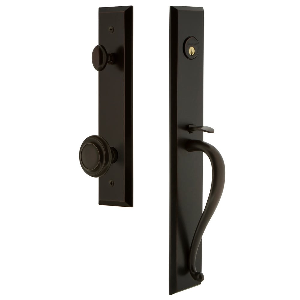 Grandeur Favsgrcir_Eset_234 Fifth Avenue Solid Brass Rose Keyed Entry Single Cyl