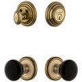 Grandeur Geocov_Sp_Eset_238 Georgetown Solid Brass Rose Single Cylinder Keyed En