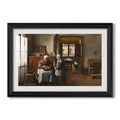 Grandmothers Feast 1873 Henri De Braekeleer Custom Framed Print