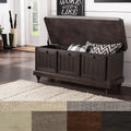 Granger Storage Bench With Linen Seat Cushion By Inspire Q Classic