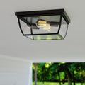 Vaxcel Granville 13 Outdoor Flushmount Oil Burnished Bronze