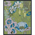 Graphic Garden No. 1 By Chariklia Zarris Framed Canvas Wall Art Print