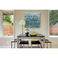 Grateful Gallery Wrapped Canvas Yellow Blue Green Red Black White