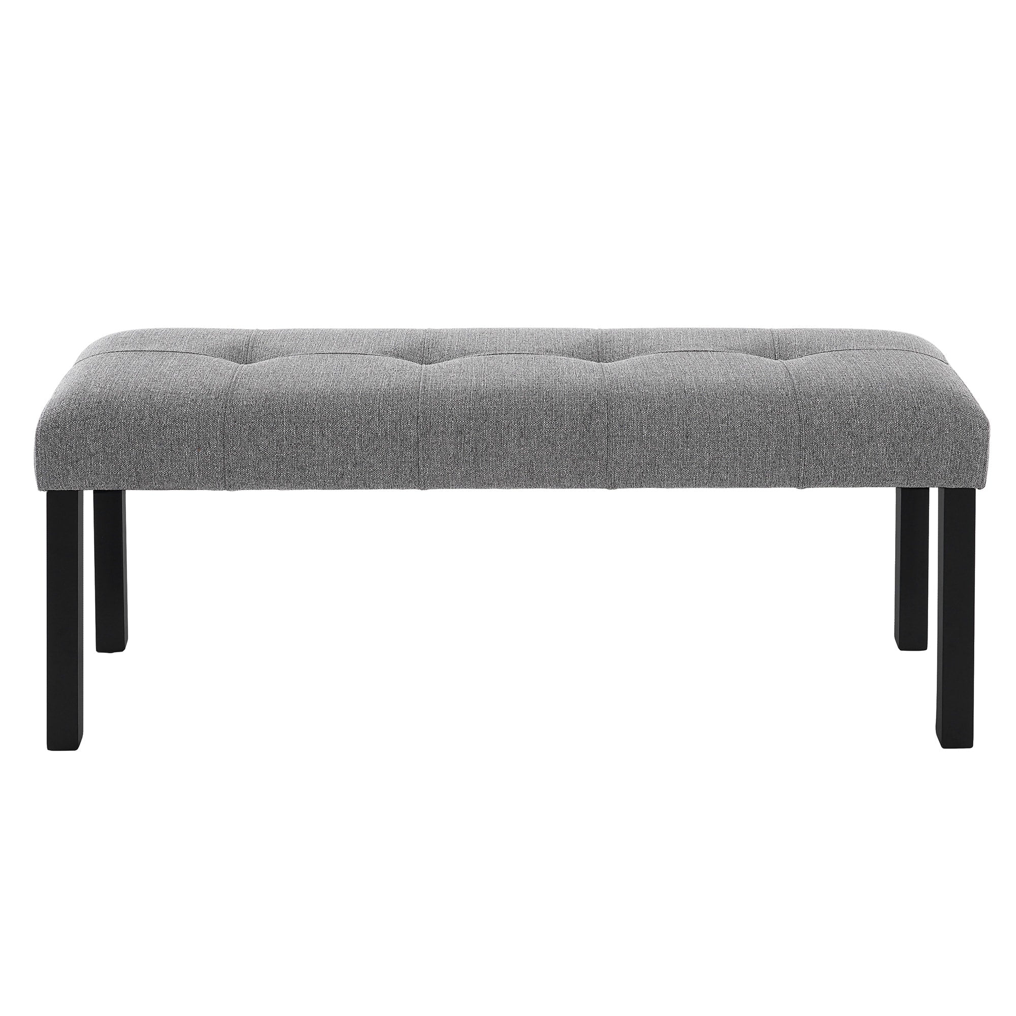 Gray Dining Bench Window Bench Indoor Bench With Wood Legs Rustic Footrest Bench Vanity Bench Leisure Bench