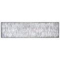 Gray Field Abstract Textured Metallic Hand Painted Wall Art By Martin Edwards