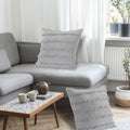 Gray Overtufted Solid Throw Pillow
