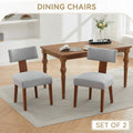 Gray Side Chair Dining Chair Vanity Chair Reception Chair Office Chair Dressing Chair With Wood Legs
